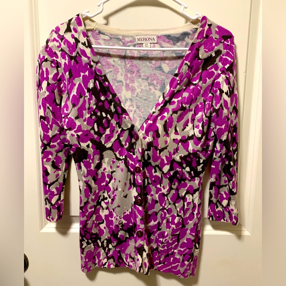 💜Spring is coming wonderful button up cardigan sweater